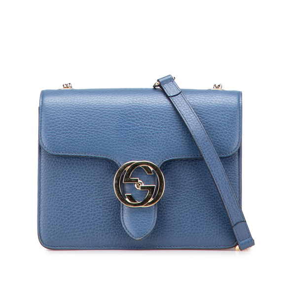 Pre-Loved Gucci Small Dollar Calfskin Interlocking G Crossbody - Picture 1 of 11